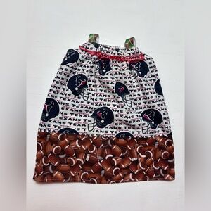 Handmade Houston Texans Baby Dress – 6-12 Months Game Day Outfit